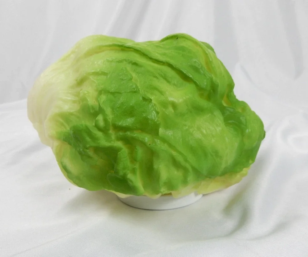 Vintage 1983 Lett-Us-Hide Lettuce Safe Container Iwasaki Made USA 6in